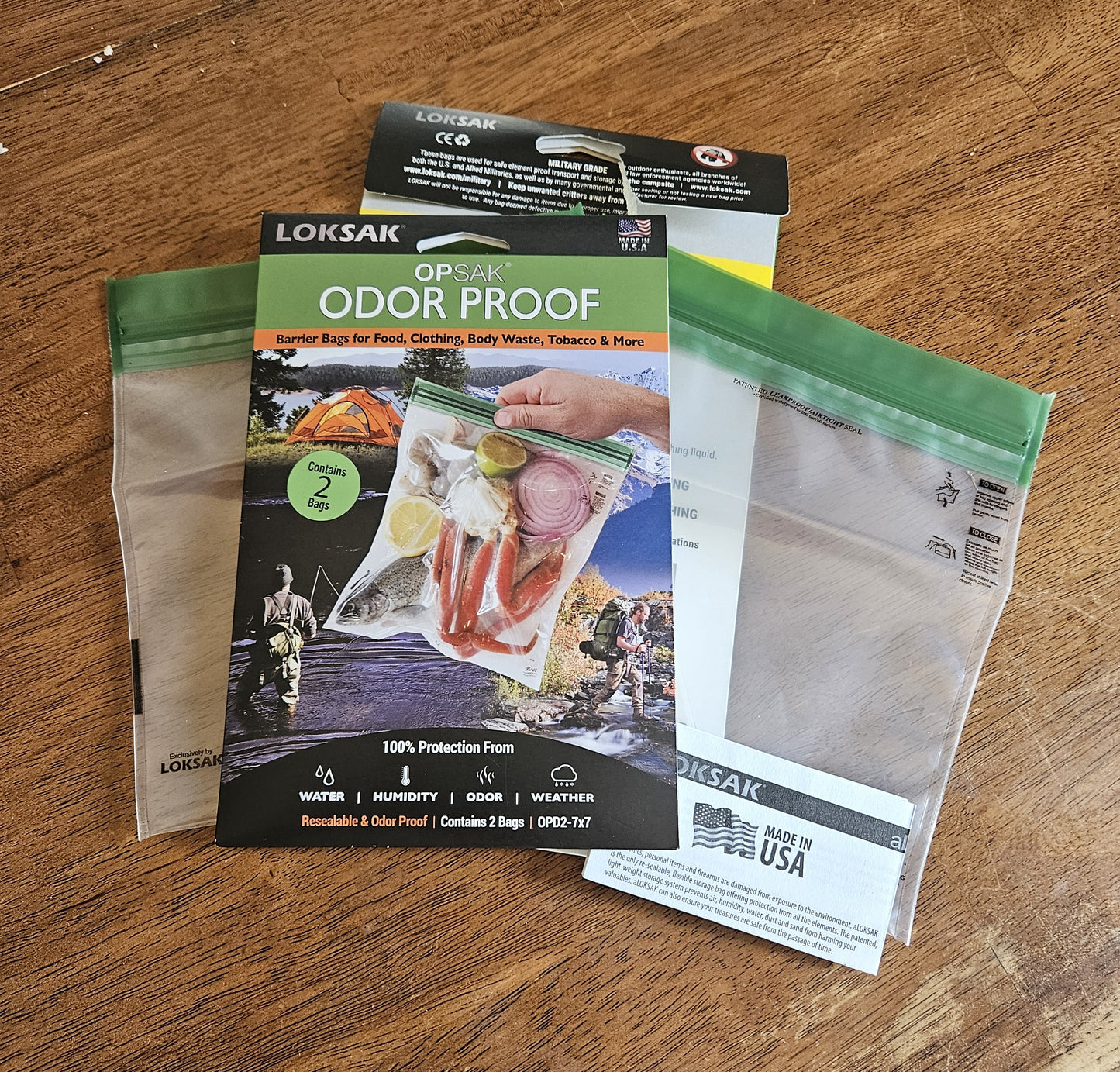 OpSak Odor Proof Reusable Storage bags 7x7